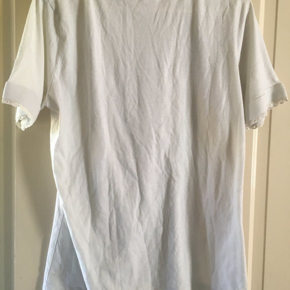 David Smith Short Sleeve Top Women Size S Oatmeal - Picture 6 of 7